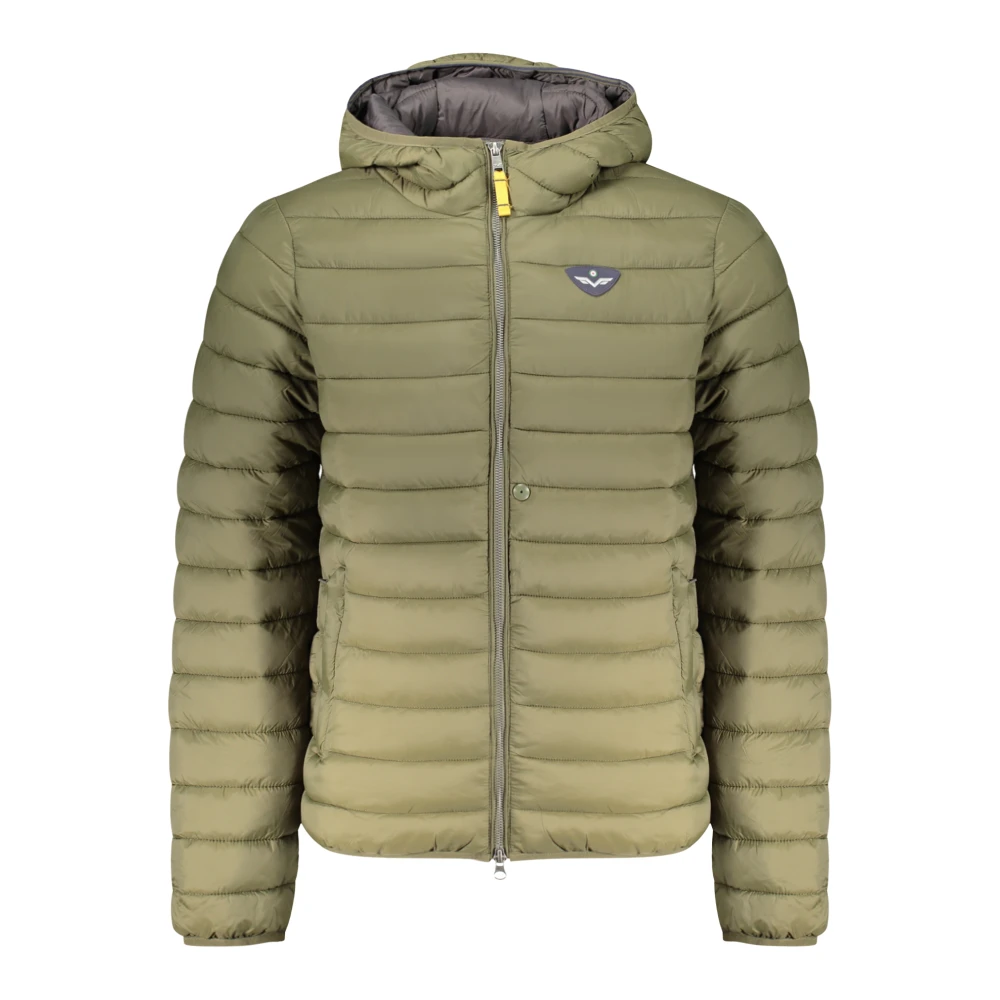 Armata Di Mare Men's Green Winter Jackets, L, Long-Sleeved Jacket With Hood