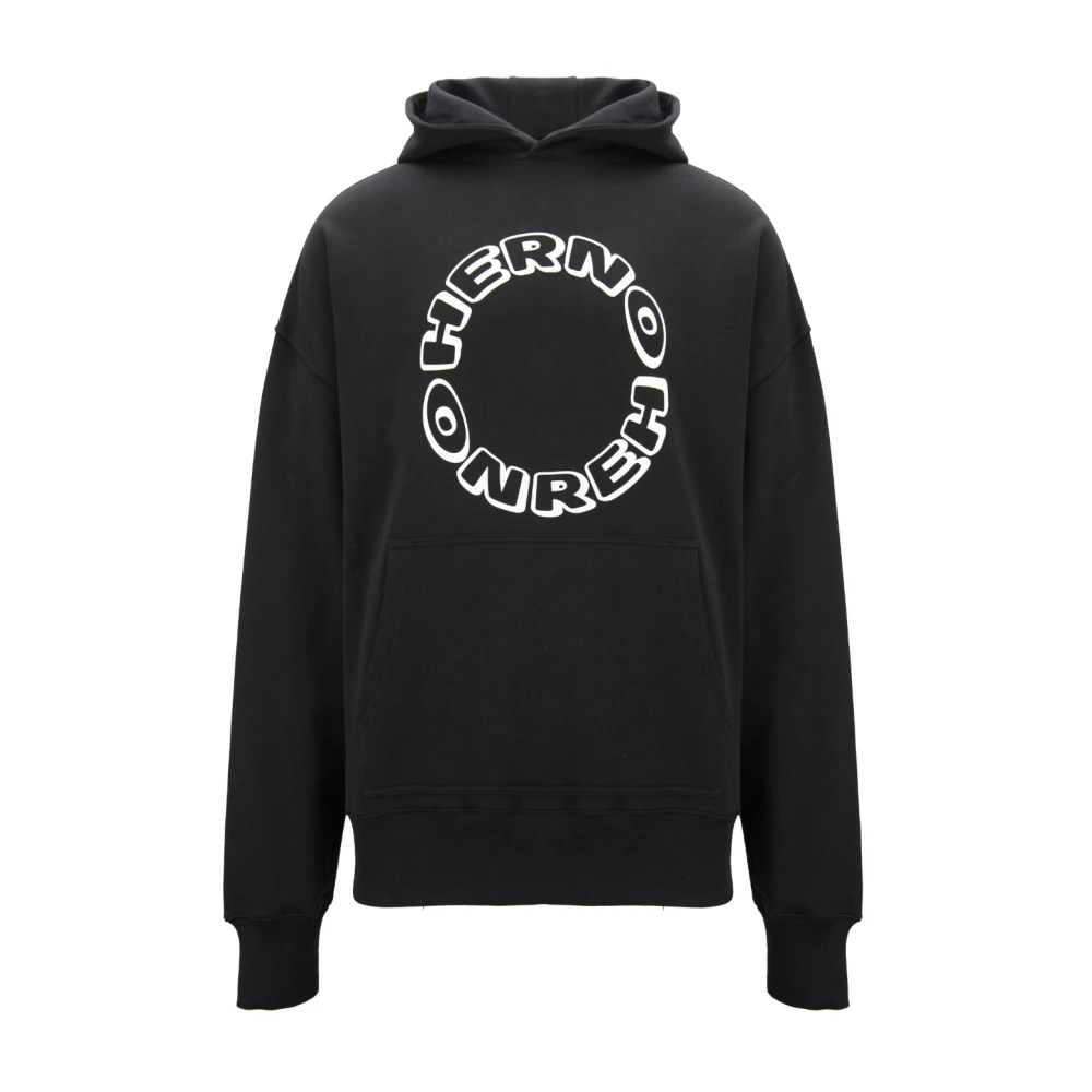 Herno Hombre Negro Sudaderas, Talla: L