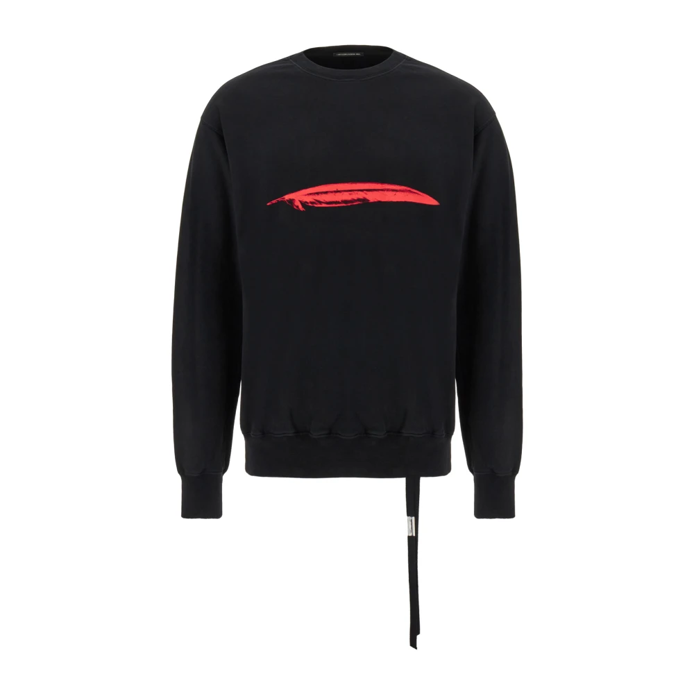 Ann Demeulemeester Stijlvolle Sweatshirt voor Mannen en Vrouwen Black Dames