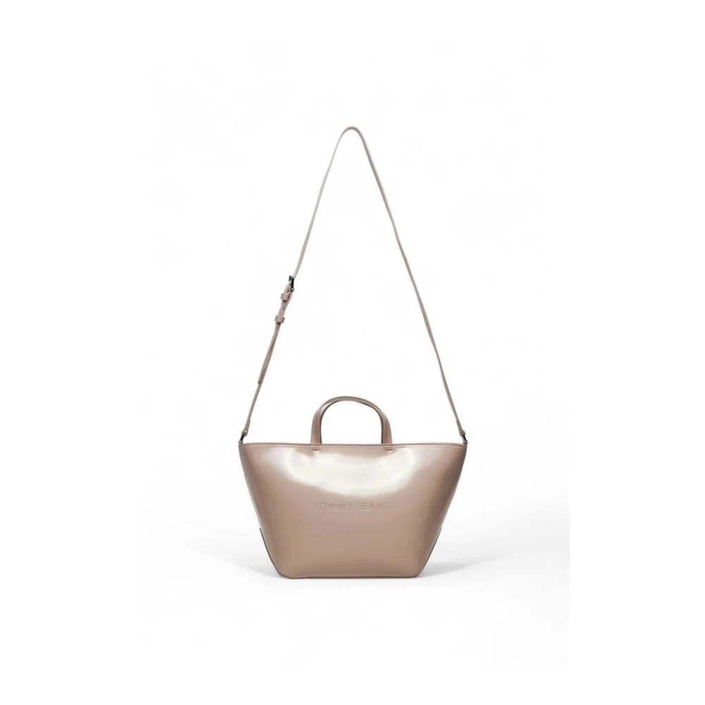 Tommy Hilfiger Moderne Polyurethaan Handtas Dames Collectie Pink Dames