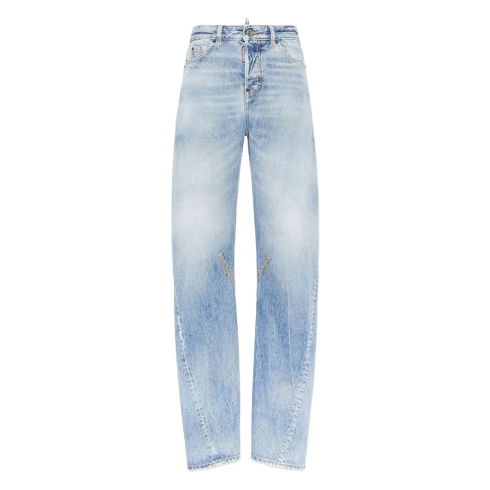 Dsquared2 Women's Blue Straight Jeans
