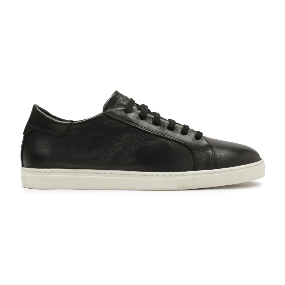 Kazar Zwarte sneakers met witte zool Heren Schoenen