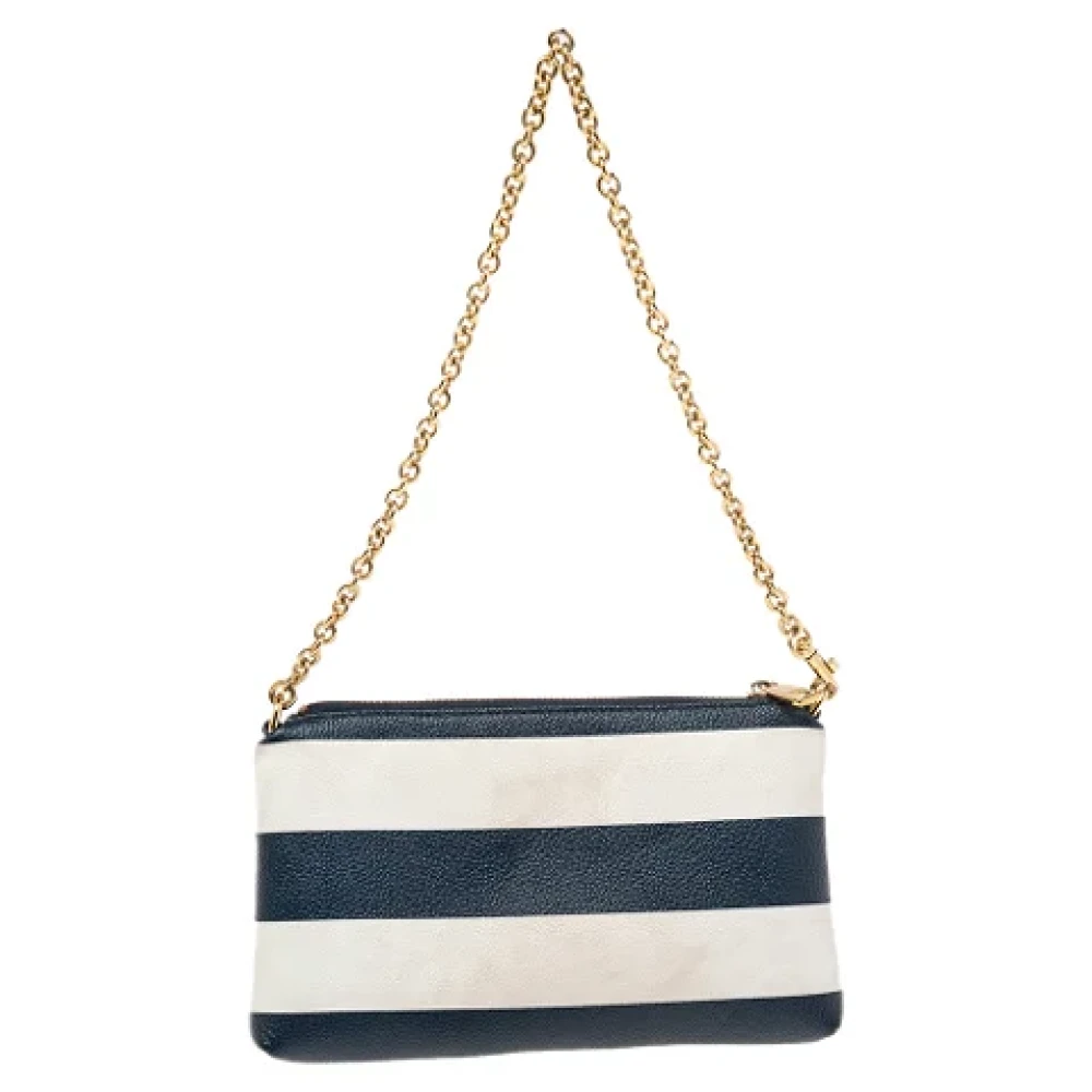 Dolce & Gabbana Pre-owned Leather shoulder-bags Blue Dames