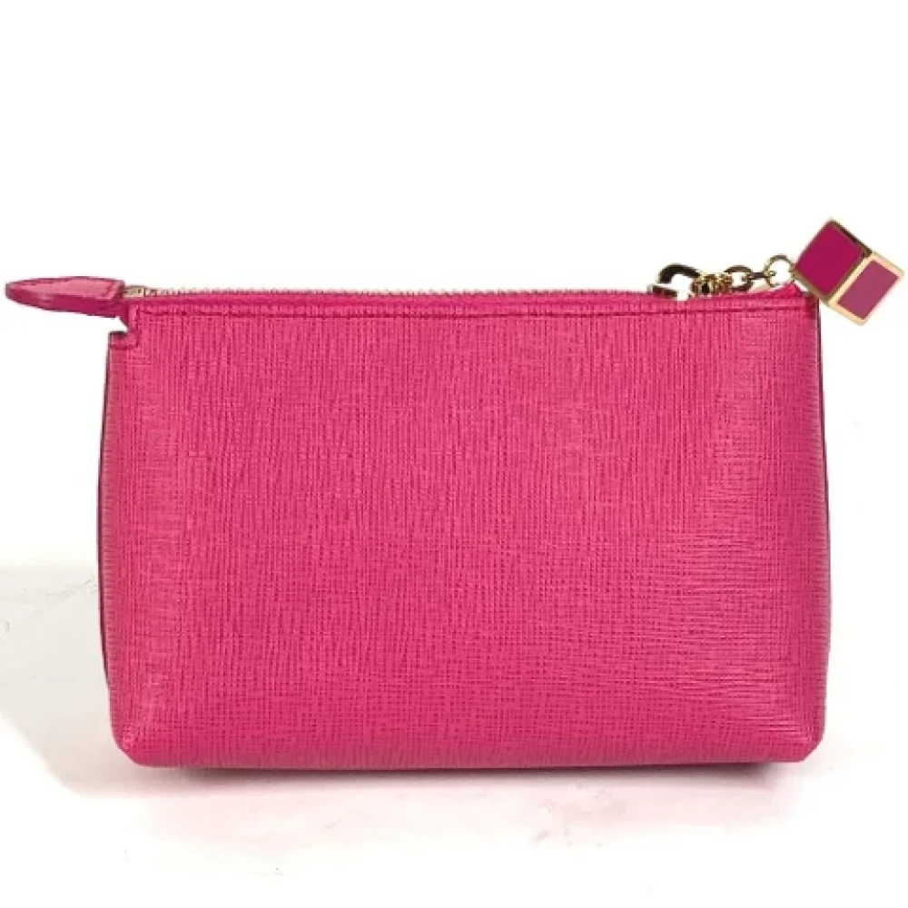Fendi Vintage Pre-owned Leather fendi-bags Pink Dames
