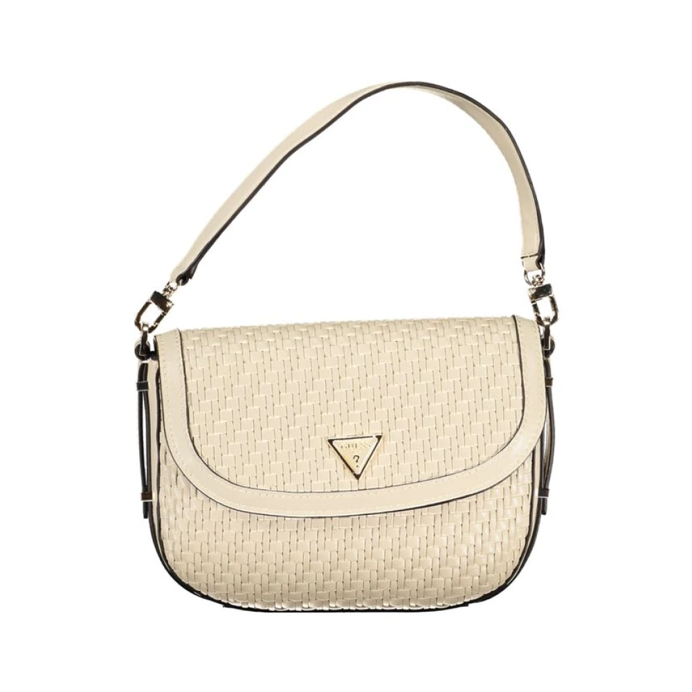 Guess Beige Handtas van Polyethyleen Materiaal Beige Dames
