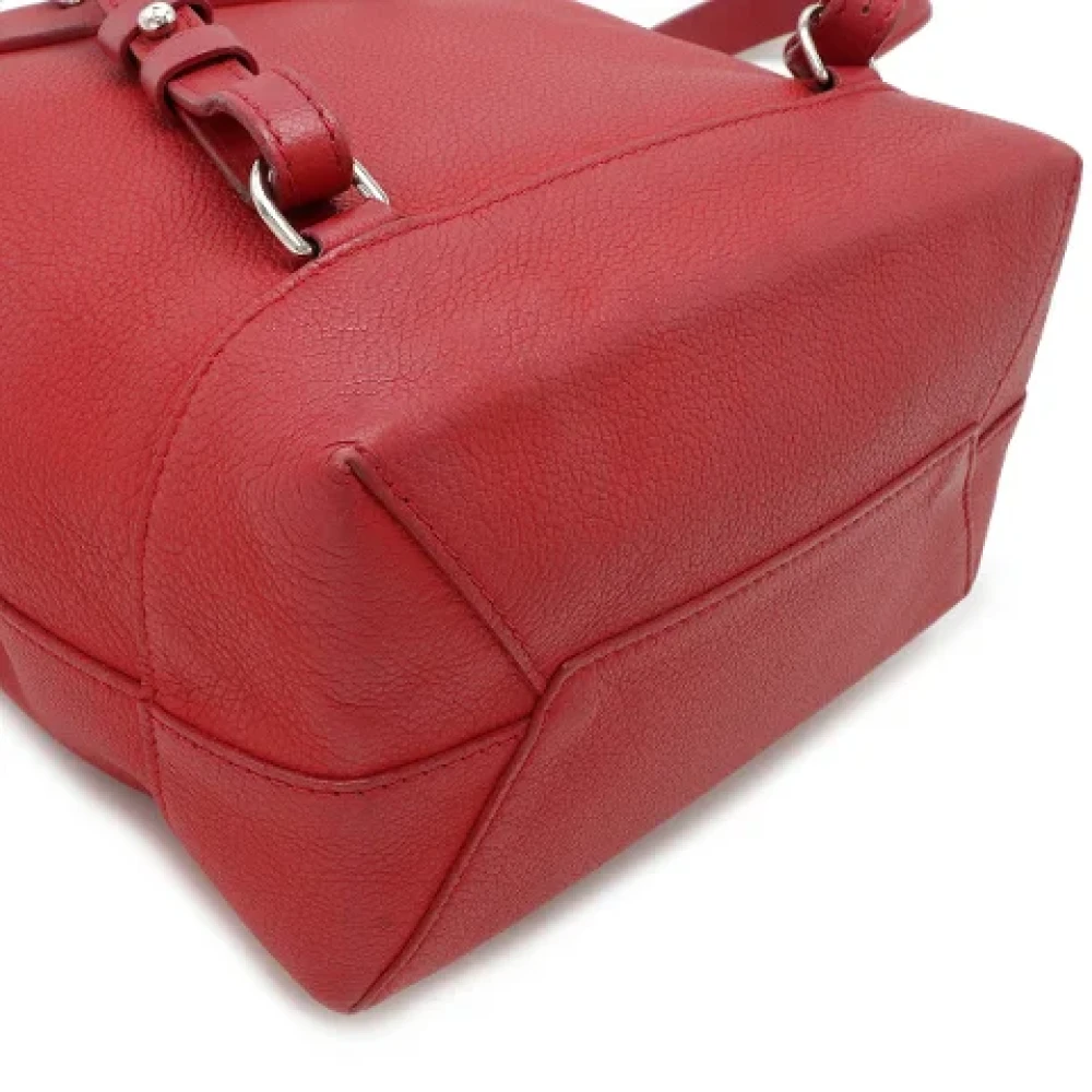 Louis Vuitton Vintage Pre-owned Leather backpacks Red Dames