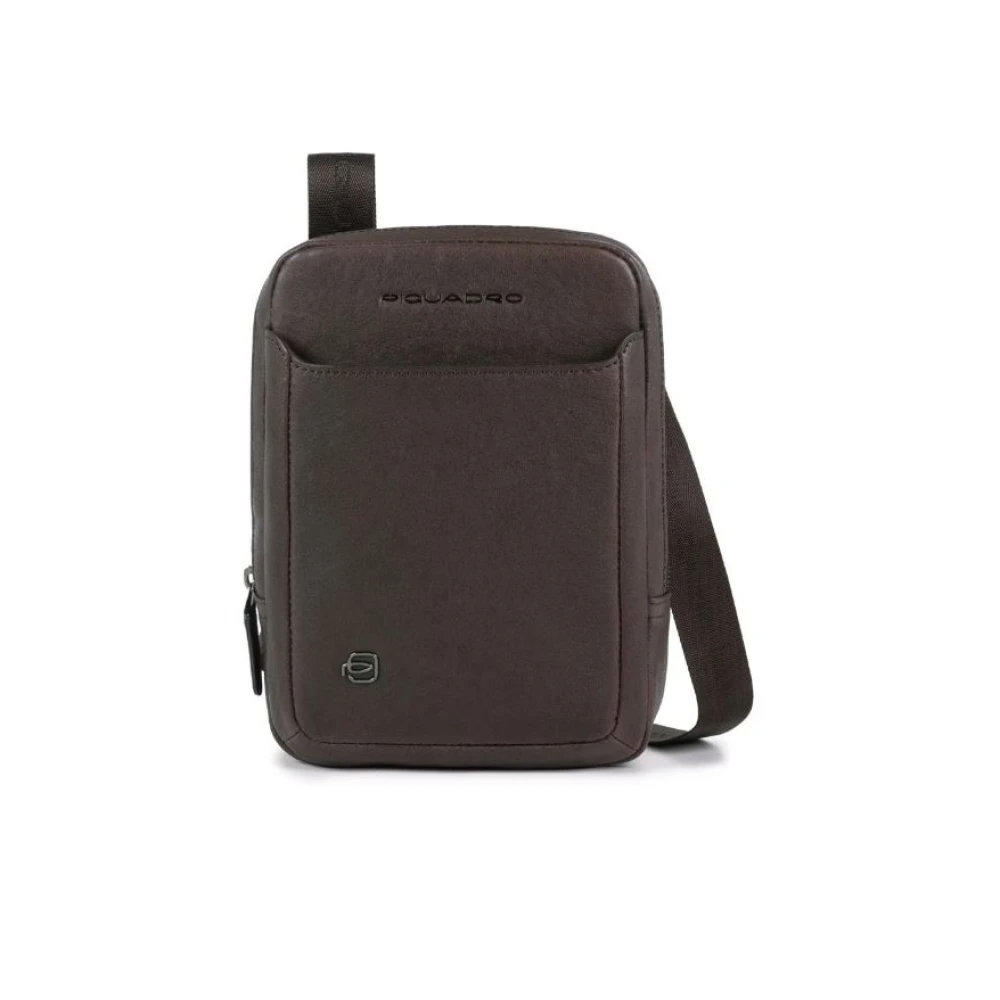 Piquadro Men's Brown Cross Body Messenger, One Size, Bags Shoulder Bag Aw22