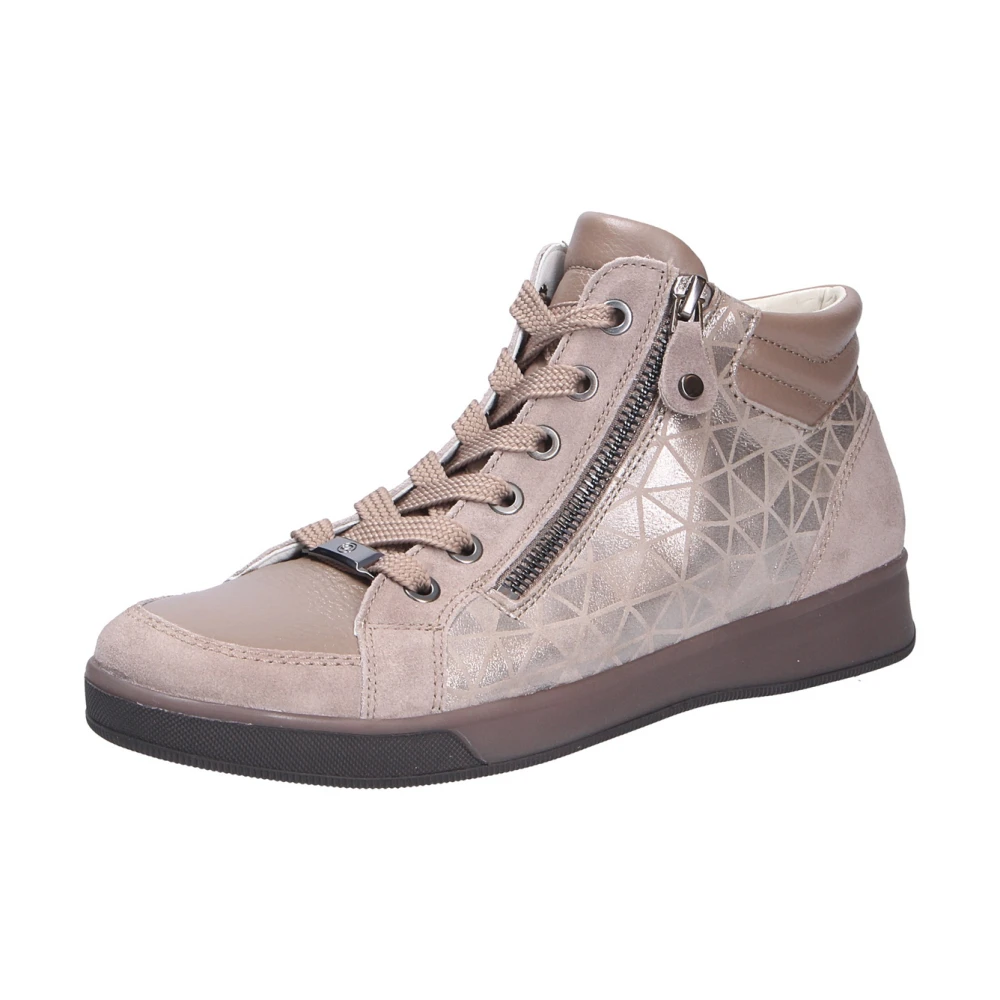 ara Comfortabele Veterschoen van Nubuck Leer Dames Schoenen Grijs