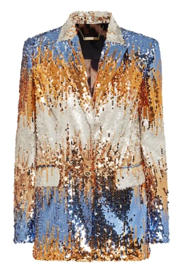 Blazer Pailletes Gothic Plein