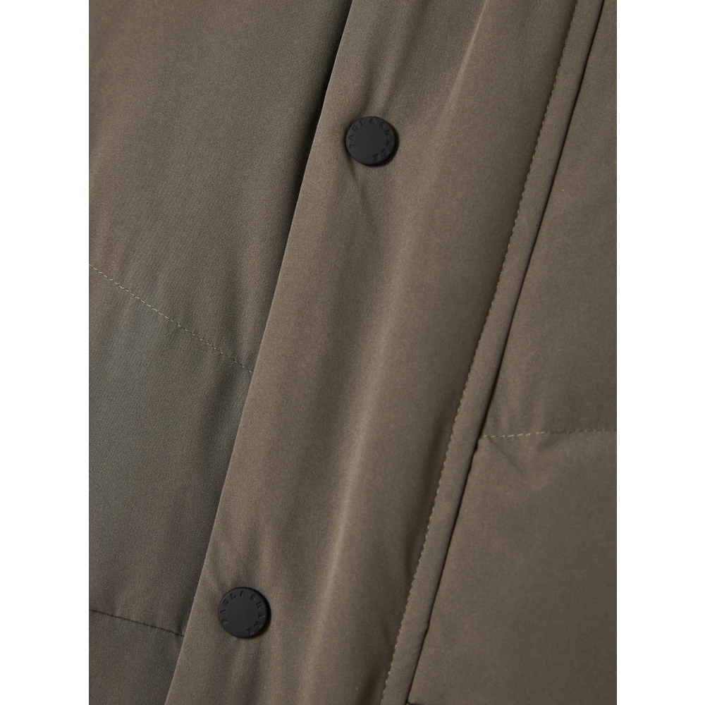 PAUL & SHARK Nylon Hoodie met Zakken Green Heren