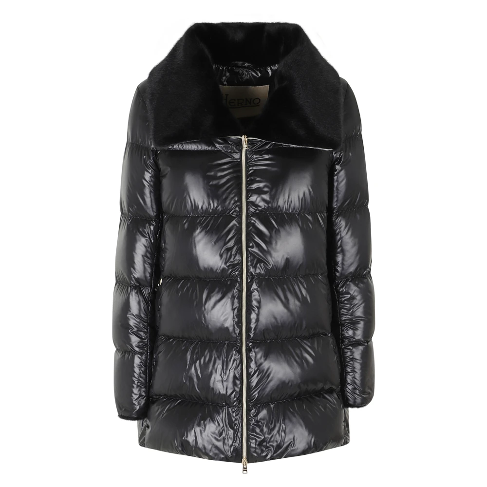 Herno Mujer Negro Chaquetas, Talla: 2XL