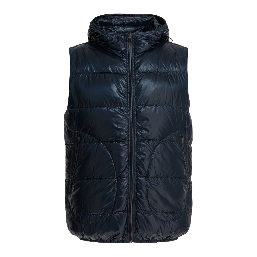 Herno Blå Nylon Ultralätt Väst