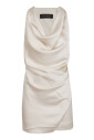 robe-blanche-en-polyester-avec-capuche