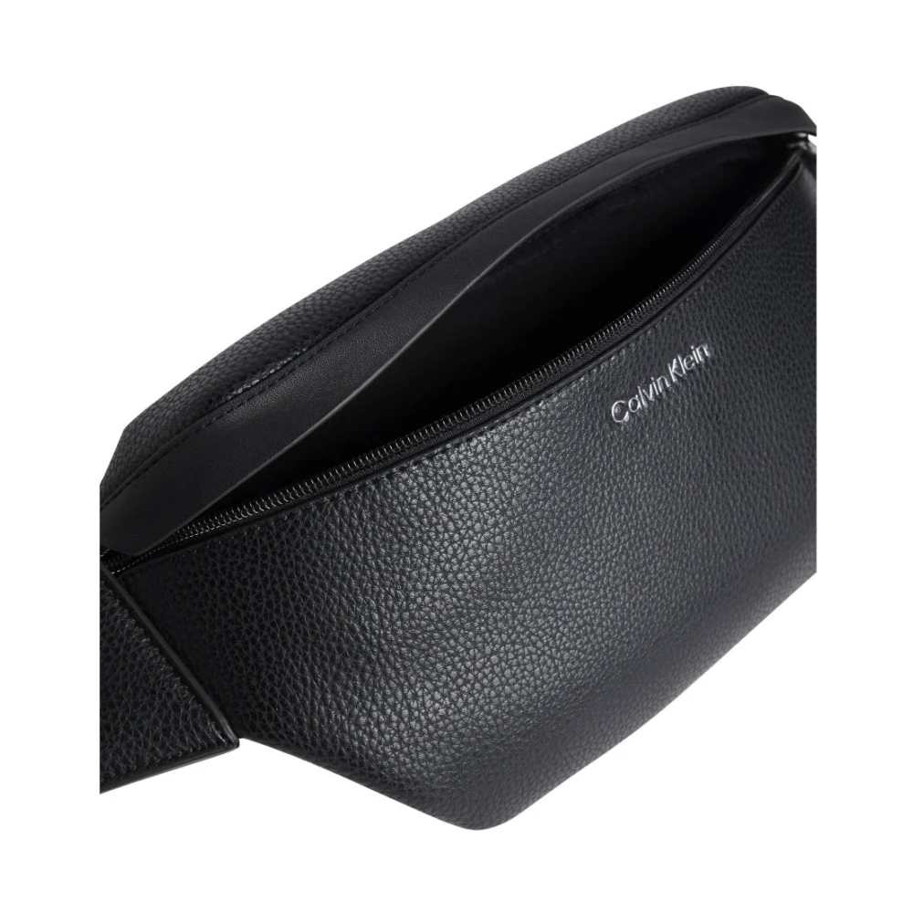 Calvin Klein Zwarte heuptas voor mannen Black Heren
