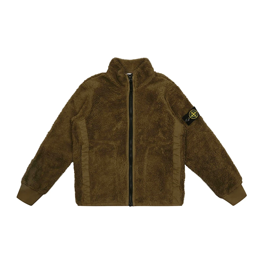 Stone Island Teddy Curls Barn Fleece Green, Pojke