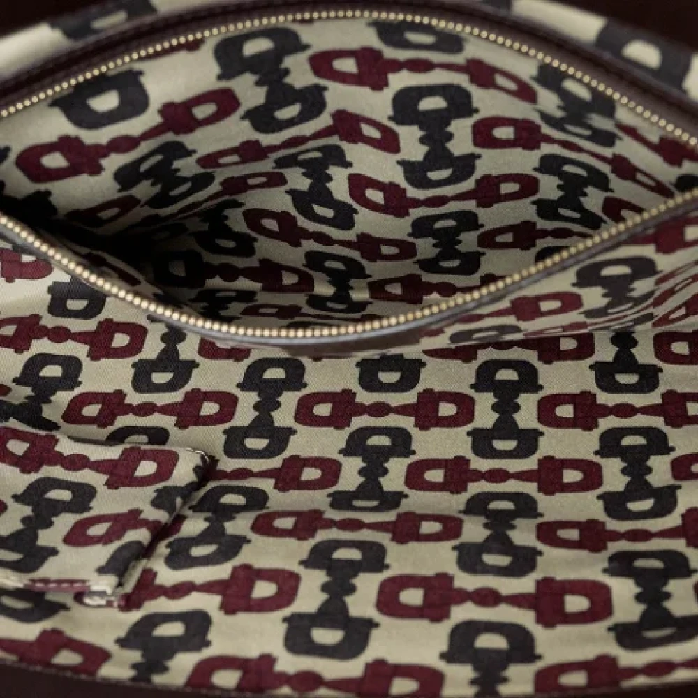 Gucci Vintage Pre-owned Leather gucci-bags Brown Dames