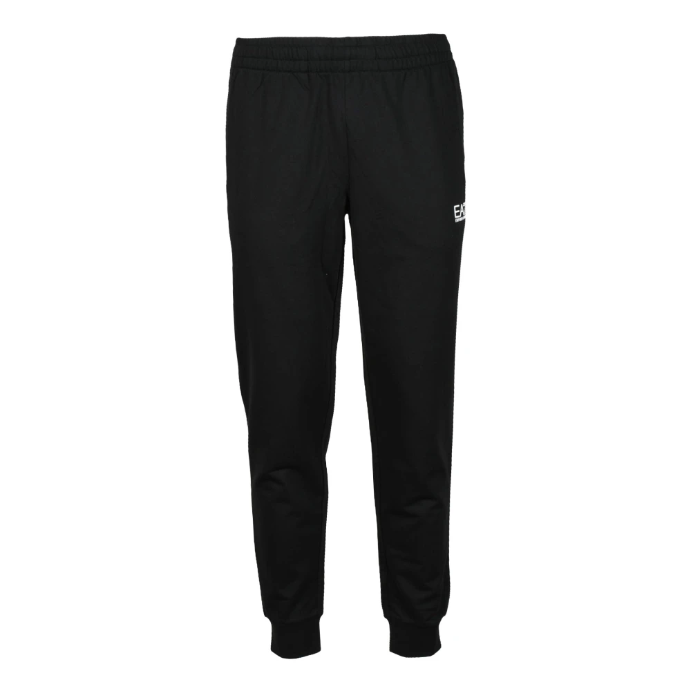 Emporio Armani EA7 Katoenen Core Identity Joggers Black Heren