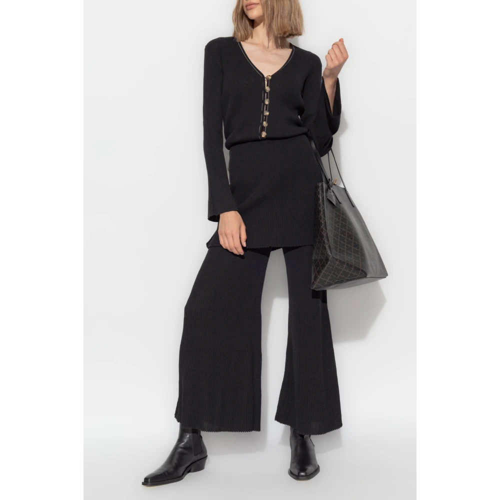 By Malene Birger Gestreepte Cardigan Cirella By Herenne Birger Black Dames