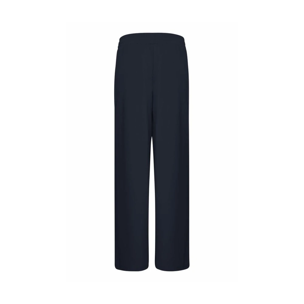 Ichi Blauwe Wide Leg Jeans Broek Blue Dames