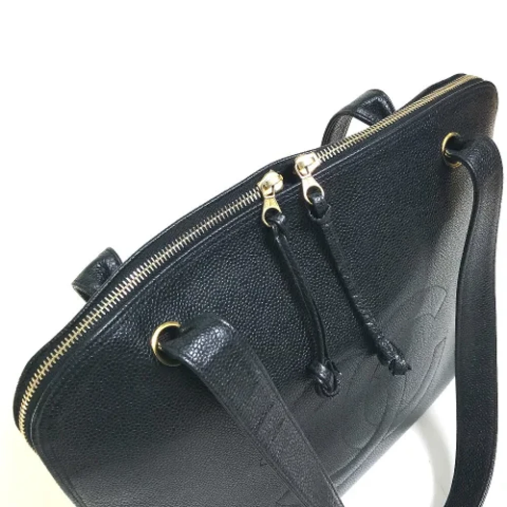 Chanel Vintage Pre-owned Leather chanel-bags Black Dames