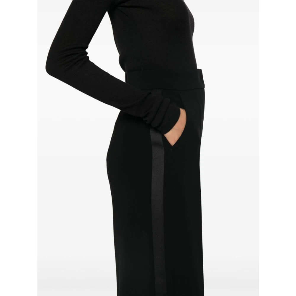 Max Mara Stijlvolle Leccio Jurk Black Dames