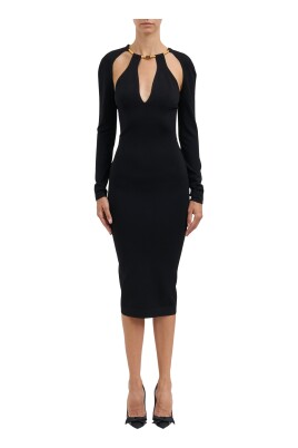 robe-midi-avec-garniture-serpent-bijoutee