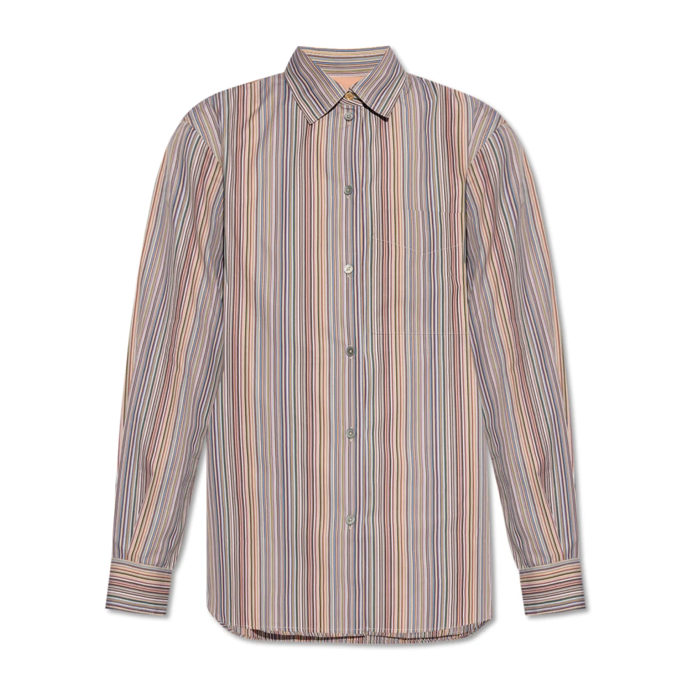 PS By Paul Smith Gestreept Overhemd Multi Aw24 Multicolor Dames