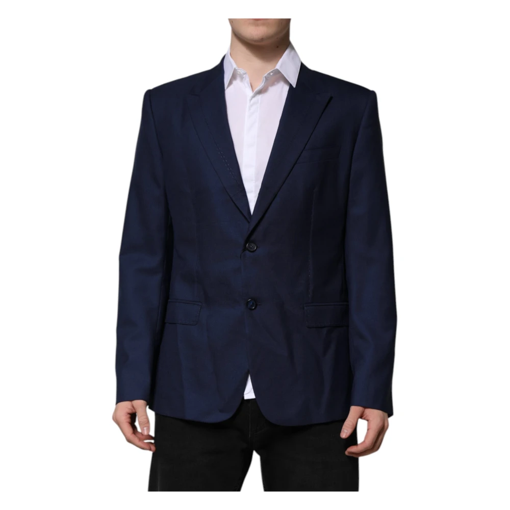 Dolce & Gabbana Men's Blue Blazers, 3XL, Blazer Jacket