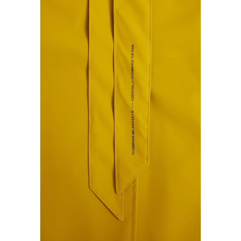 Stutterheim Matte Trenchcoat met Modern Design Yellow Dames