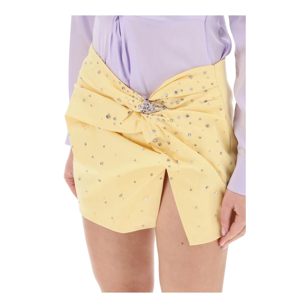 DES Phemmes Short Skirts Yellow Dames