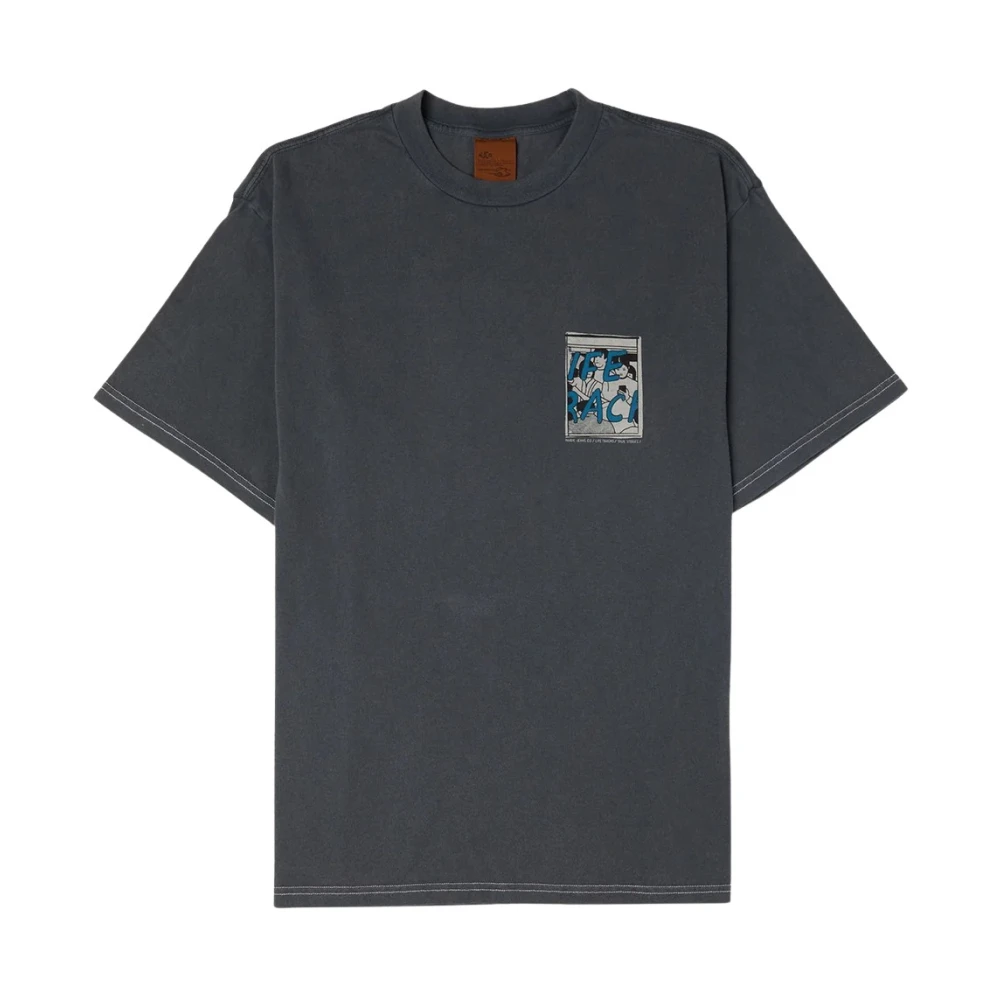 Nudie Jeans Men's Gris T-Shirt Koffe Lifetracks Iii - Image 2