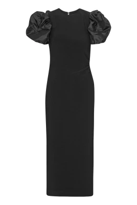 Draperad Midikjol Klänning