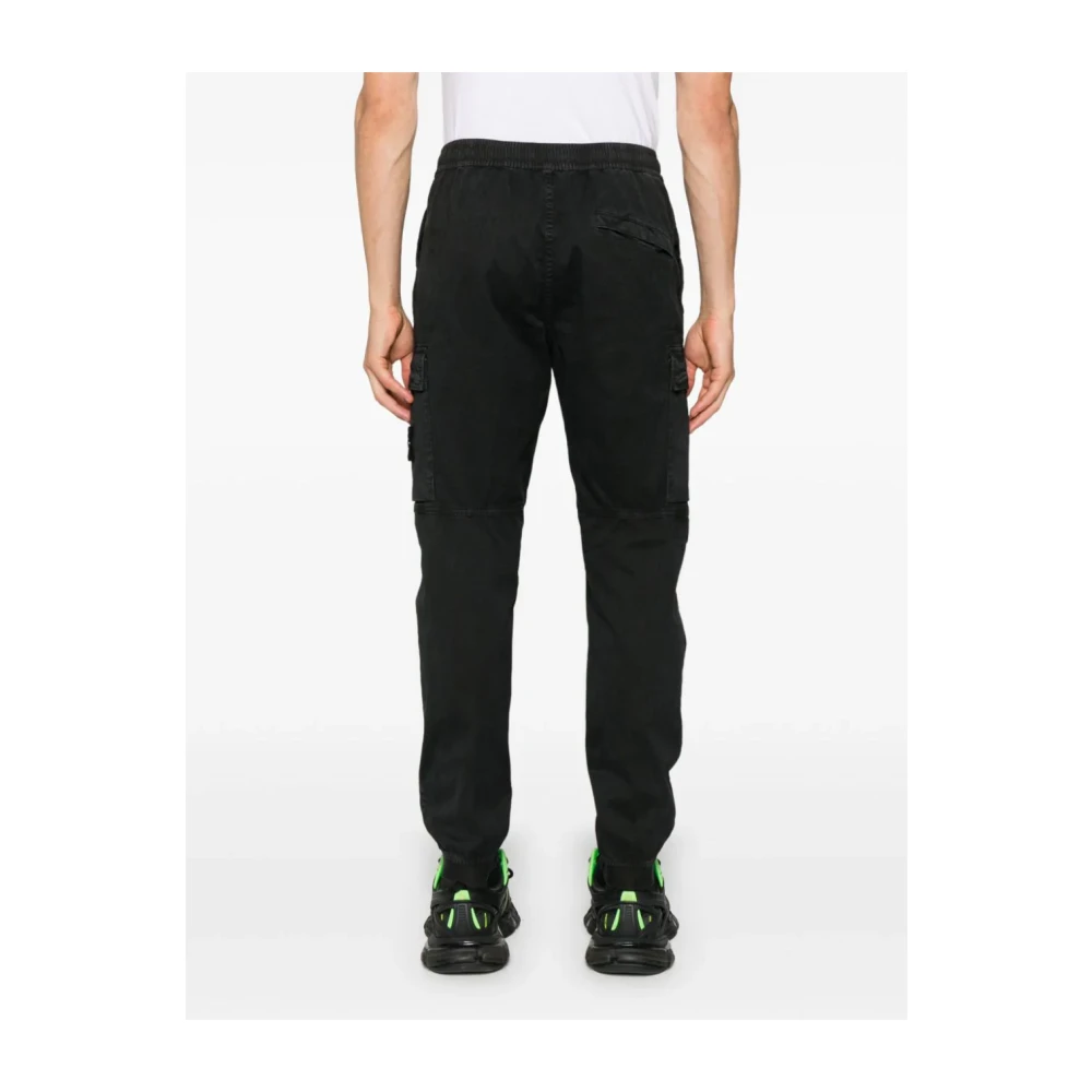 Stone Island Zwarte Casual Kleding voor Mannen Black Heren