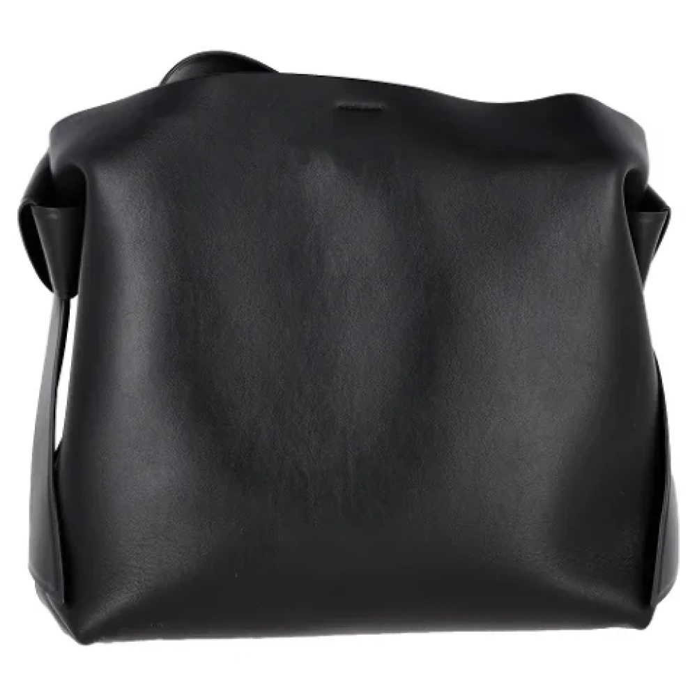 Acne Studios Pre-owned Leather shoulder-bags Black Heren