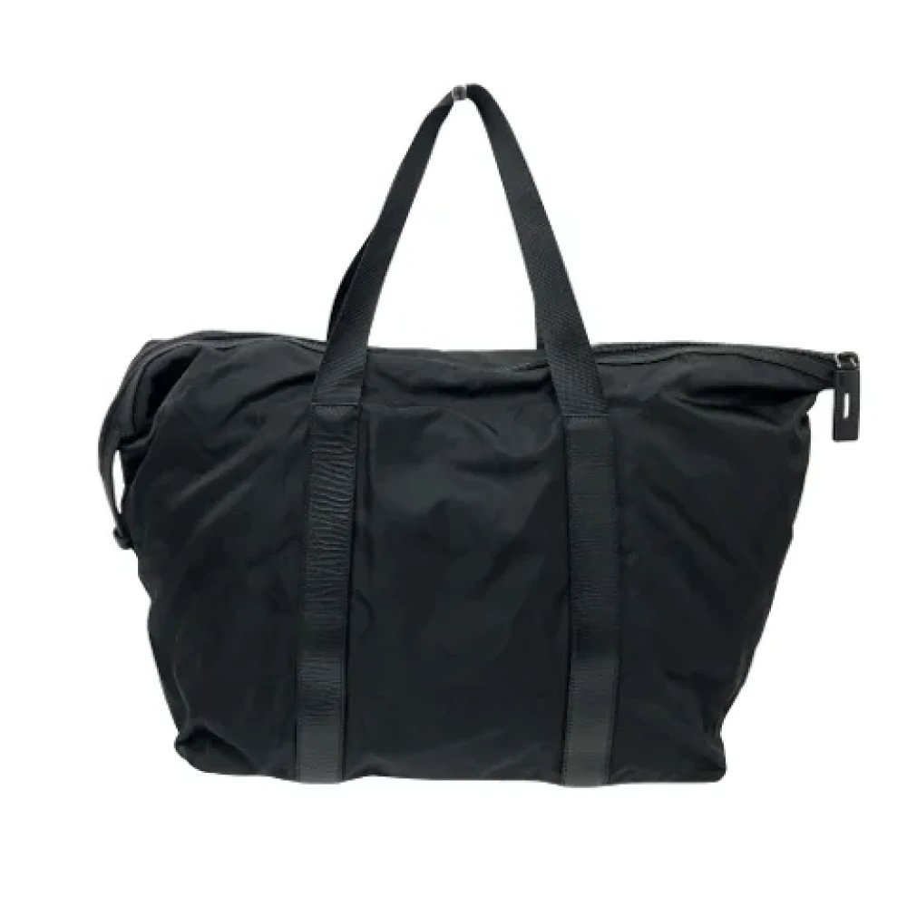 Prada Vintage Pre-owned Fabric totes Black Dames