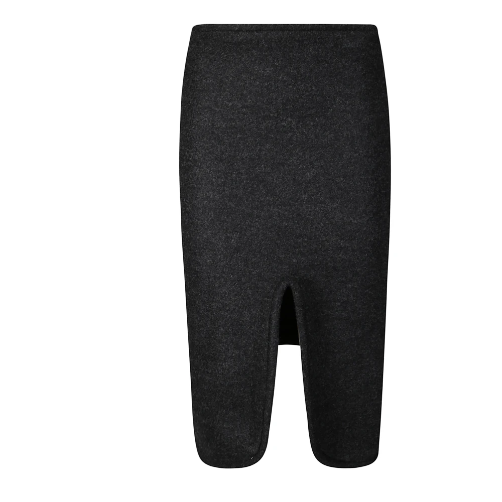 Victoria Beckham Gewatteerde Tube Rok Black Dames