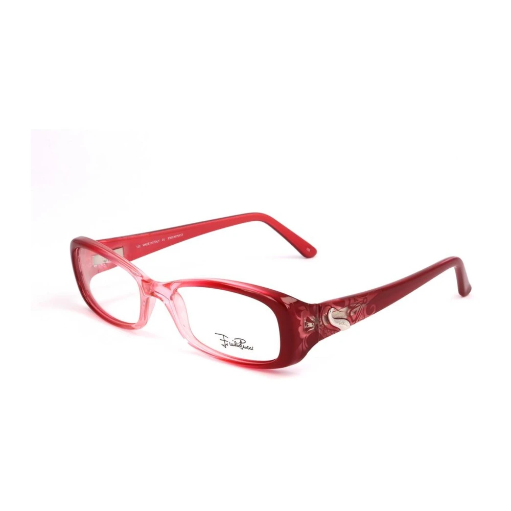 EMILIO PUCCI Rood Gradient Wijzerplaat Plastic Dameshorloge Red Dames
