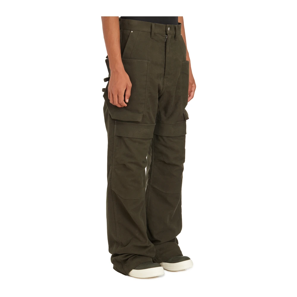 Rick Owens Cargo Forest Broek Green Heren