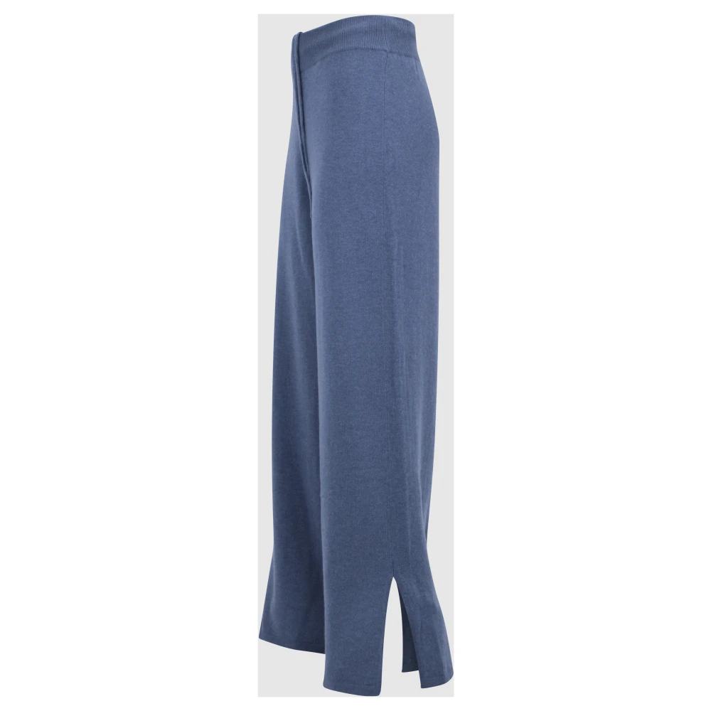 Lisa Yang Marlo Cashmere Broek Blue Dames