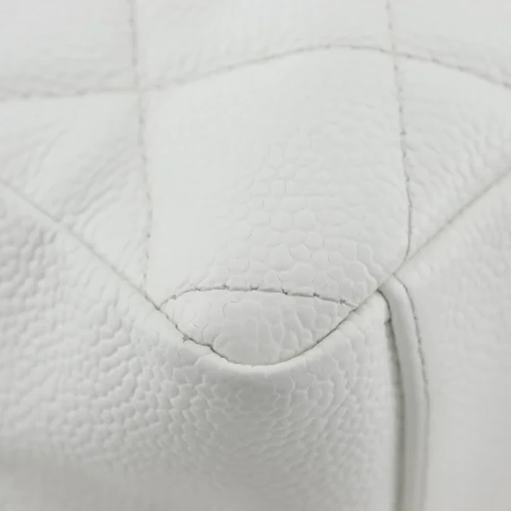Chanel Vintage Pre-owned Leather chanel-bags White Dames