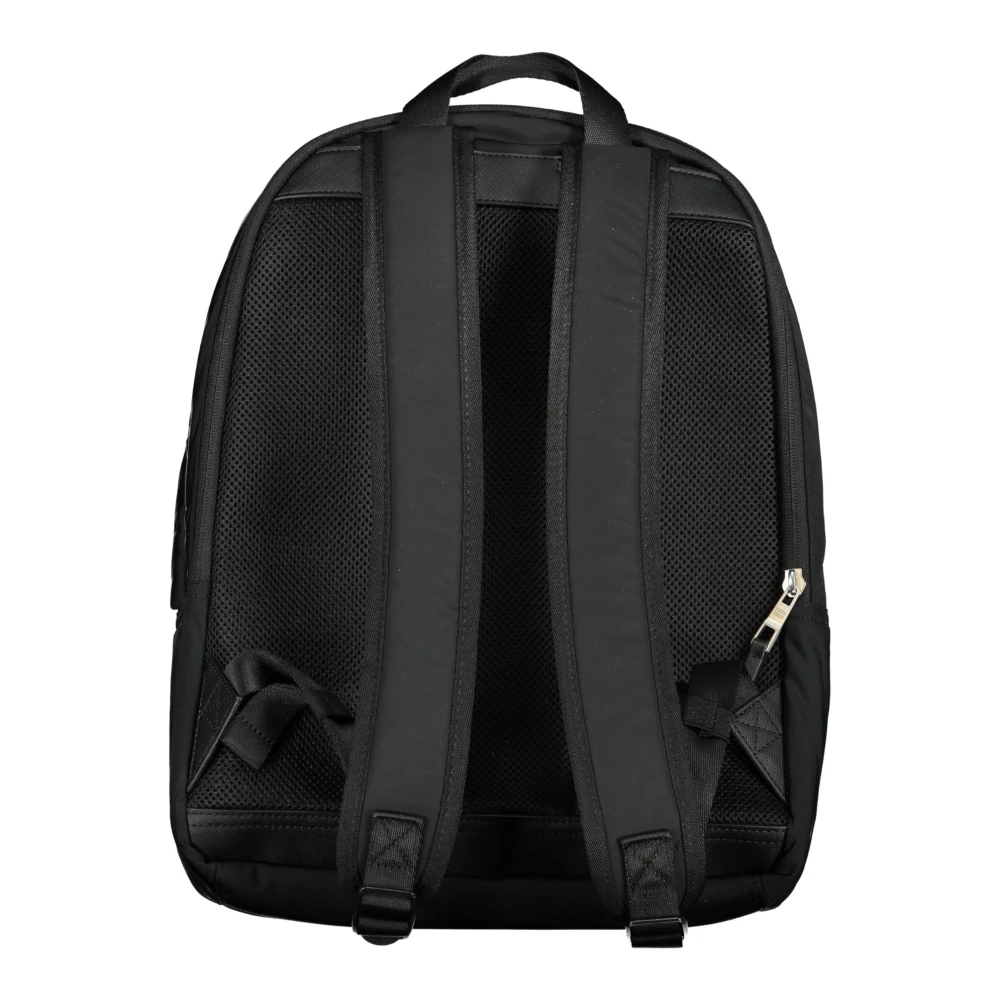 Tommy Hilfiger Zwarte Heren Rugzak met Laptopvak Black Heren