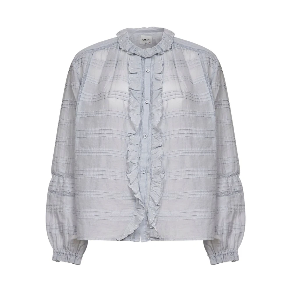 Marant Étoile Kvinno Multicolor Blusar & Skjortor Dam, Xs, Bomull, Marant Etoile Skjortor Multicolour