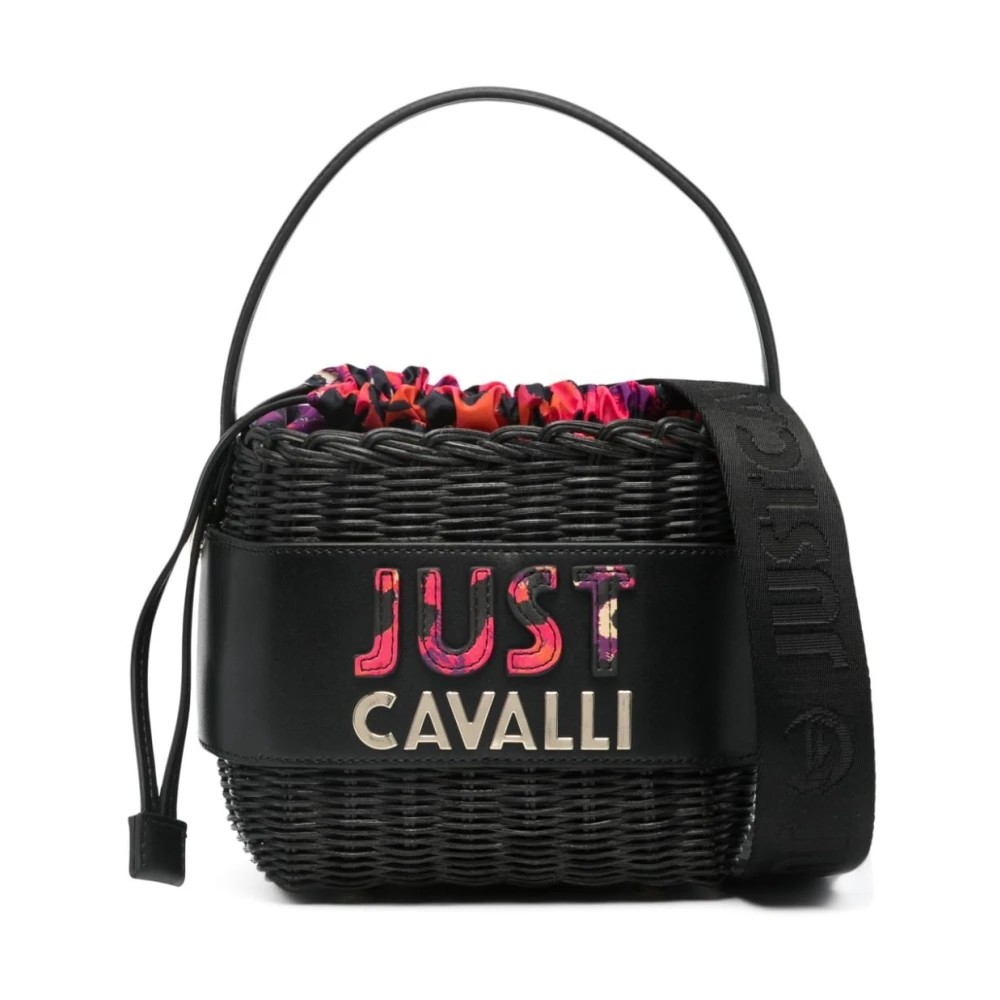 Just Cavalli Zwarte schoudertas voor vrouwen Black Dames