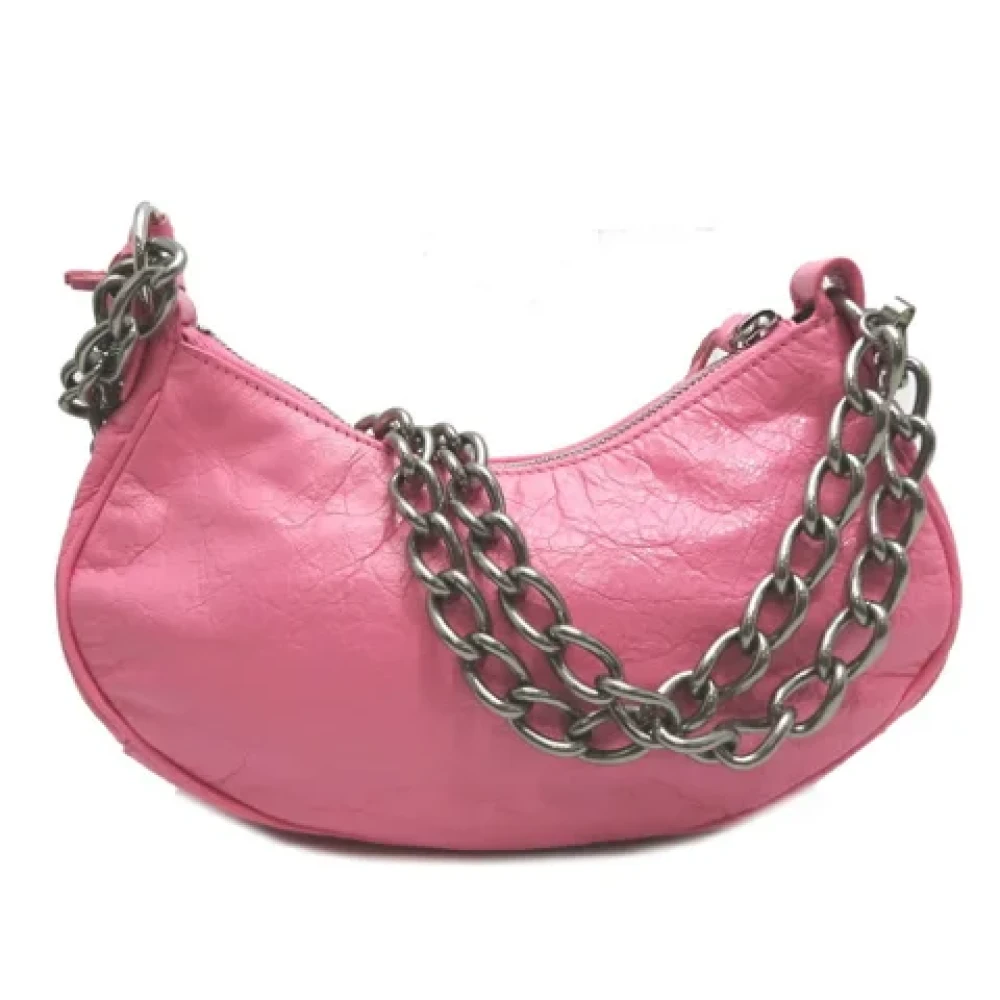 Balenciaga Vintage Pre-owned Leather balenciaga-bags Pink Dames