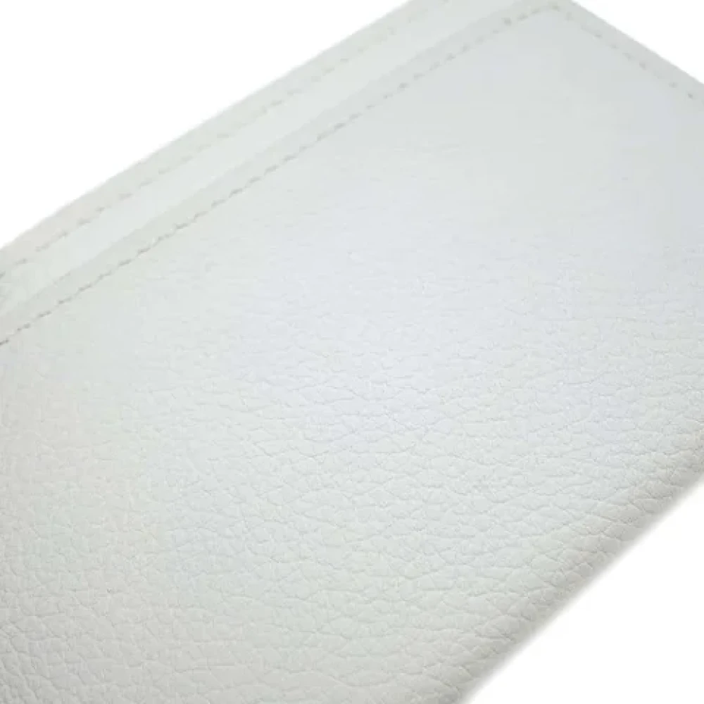 Louis Vuitton Vintage Pre-owned Leather wallets White Dames
