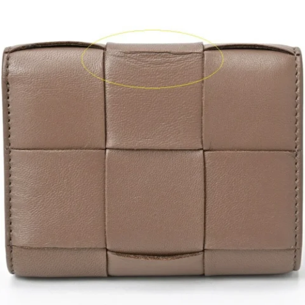 Bottega Veneta Vintage Pre-owned Leather wallets Brown Dames