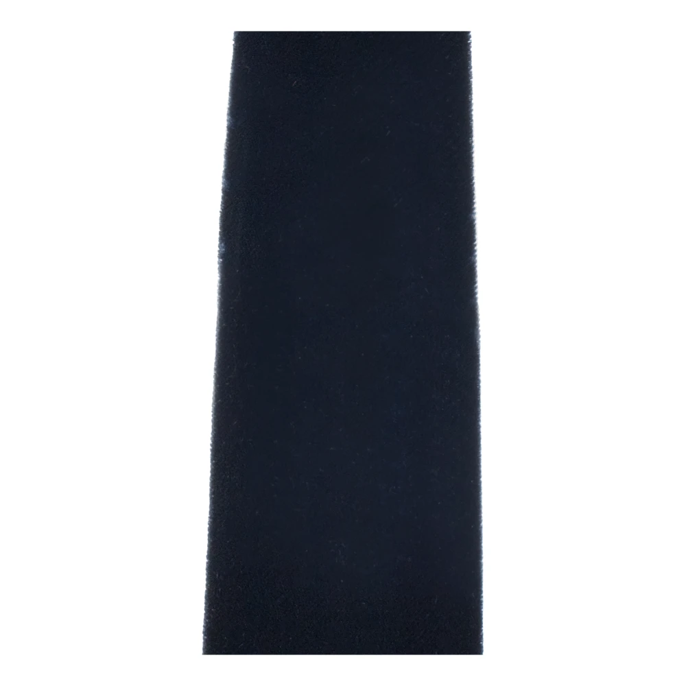 Giorgio Armani Fluwelen stropdas Blue Heren