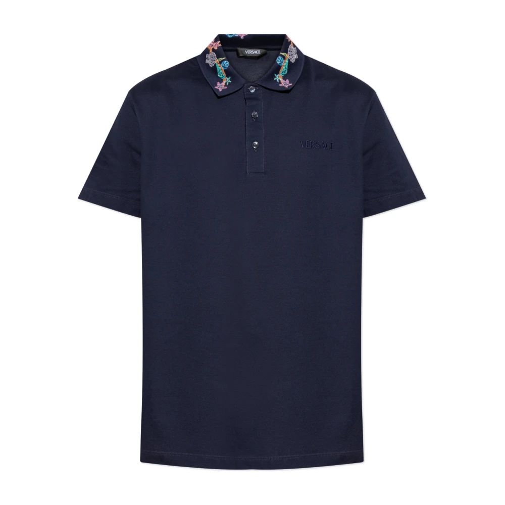 Tops > Polo Shirts - - Versace - Modalova