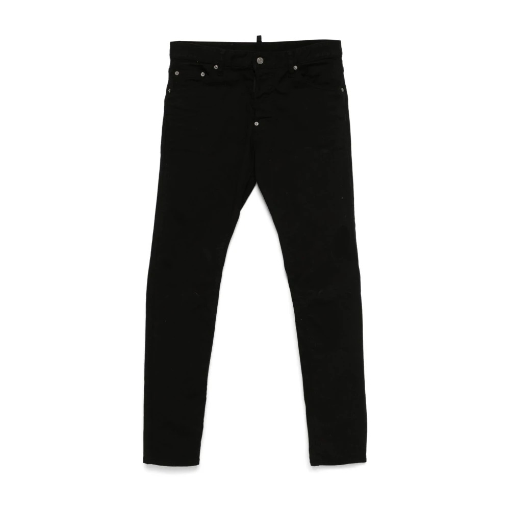 Dsquared2 Men's Black Bull Cool Guy Slim Fit Jeans