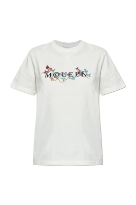 Floral McQueen Logo T-shirt